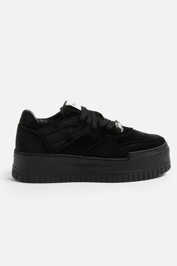 Juicy Couture Sneakers Sneakers Donna in velluto Nero - Francavilla Moda